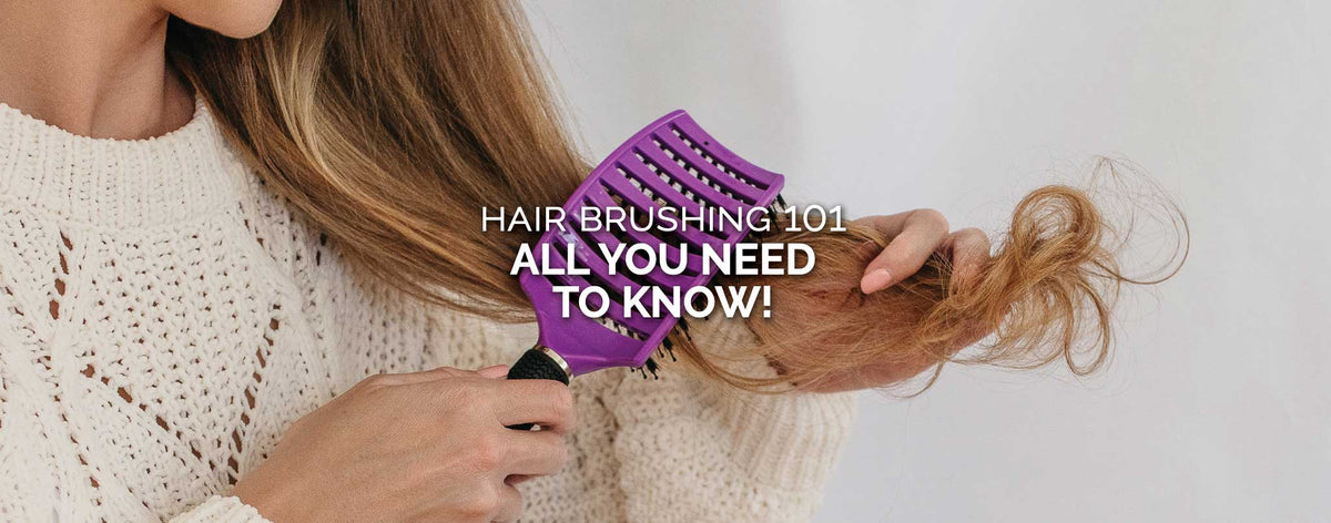 Hair Brushing 101: How To Brush Your Hair Properly – Happy Hair Brush